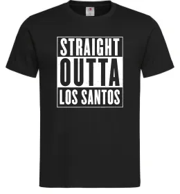 Мужская футболка Straight Outta Los Santos Черный фото