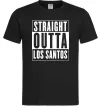 Мужская футболка Straight Outta Los Santos Черный фото