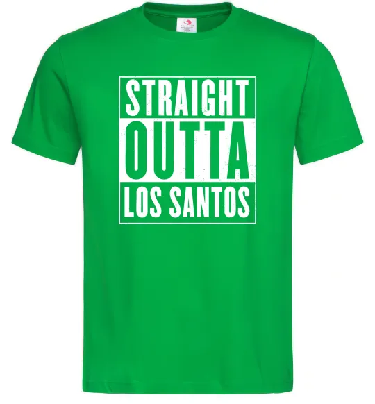Мужская футболка Straight Outta Los Santos Зеленый фото