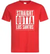 Мужская футболка Straight Outta Los Santos Красный фото
