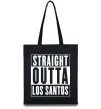Эко-сумка Straight Outta Los Santos Черный фото