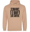 Женская толстовка (худи) Straight Outta Los Santos Песочный фото