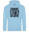 Жіноча толстовка (худі) Straight Outta Los Santos Блакитний фото