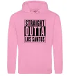 Чоловіча толстовка (худі) Straight Outta Los Santos Рожевий фото