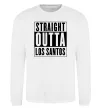 Світшот Straight Outta Los Santos Білий фото