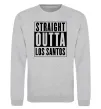 Світшот Straight Outta Los Santos Сірий меланж фото