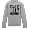 Детский Свитшот Straight Outta Los Santos Серый меланж фото