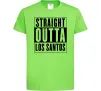 Детская футболка Straight Outta Los Santos Лаймовый фото