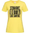 Женская футболка Straight Outta Los Santos Лимонный фото