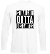 Лонгслив Straight Outta Los Santos Белый фото