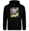 Мужская толстовка (худи) San Andreas Черный фото