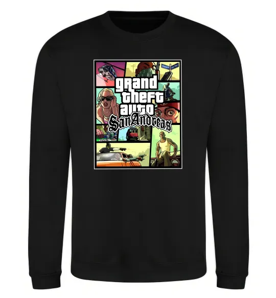 Свитшот San Andreas Черный фото