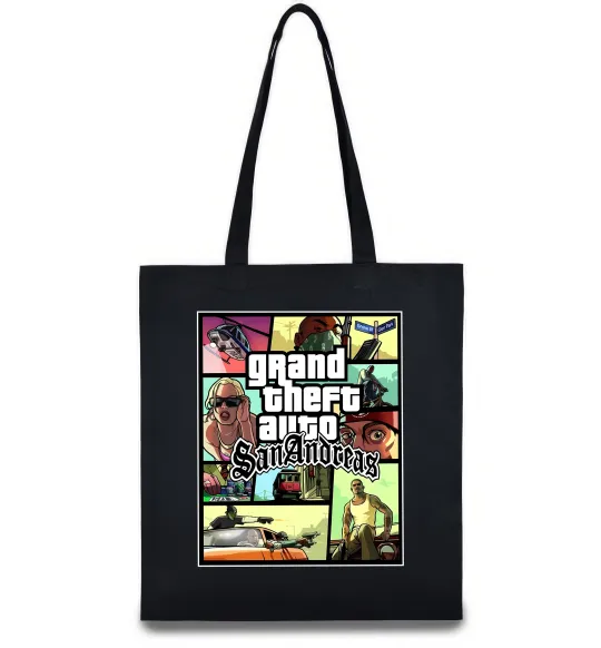 Эко-сумка San Andreas Черный фото