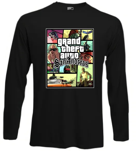 Лонгслив San Andreas Черный фото