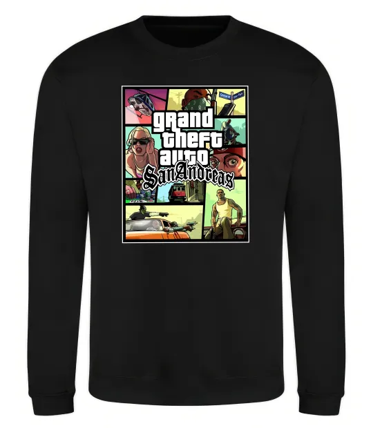 Свитшот San Andreas Черный фото