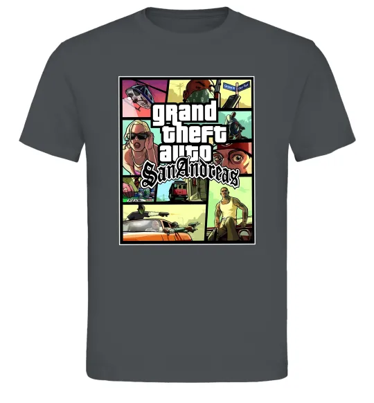 Мужская футболка San Andreas Графит фото