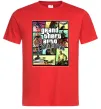 Мужская футболка San Andreas Красный фото