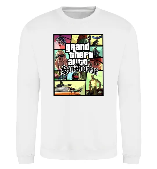 Свитшот San Andreas Белый фото