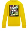 Детский Свитшот San Andreas Солнечно желтый фото