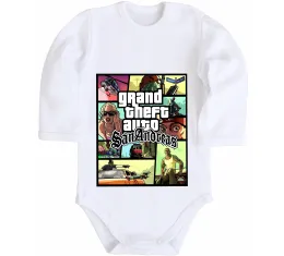 Дитячий бодік San Andreas Білий фото