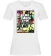 Жіноча футболка San Andreas Білий фото