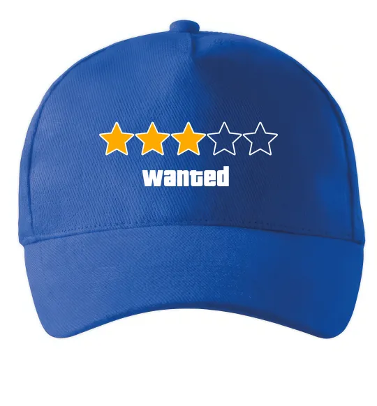 Кепка Wanted GTA Яскраво-синій фото