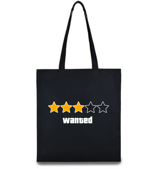 Еко-сумка Wanted GTA Чорний фото