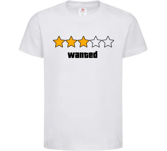 Дитяча футболка Wanted GTA Білий фото