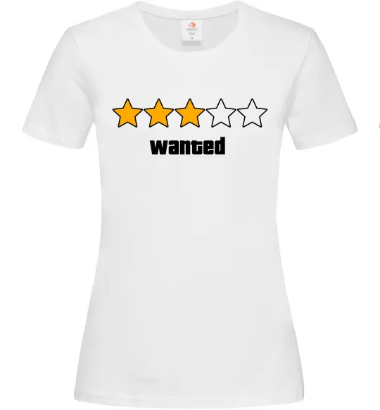 Жіноча футболка Wanted GTA Білий фото