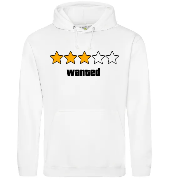 Жіноча толстовка (худі) Wanted GTA Білий фото