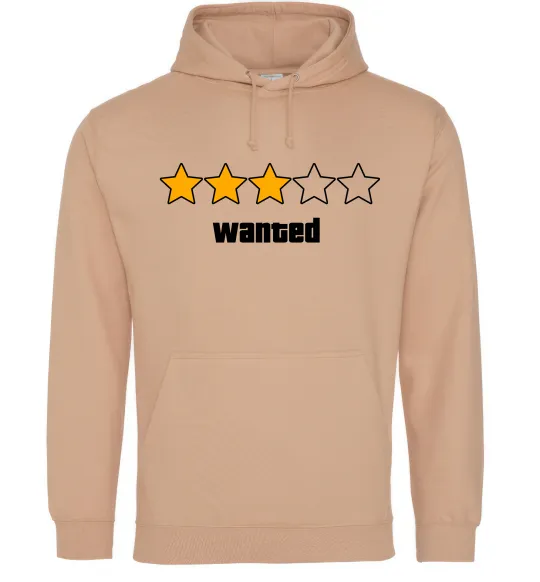Жіноча толстовка (худі) Wanted GTA Пісочний фото
