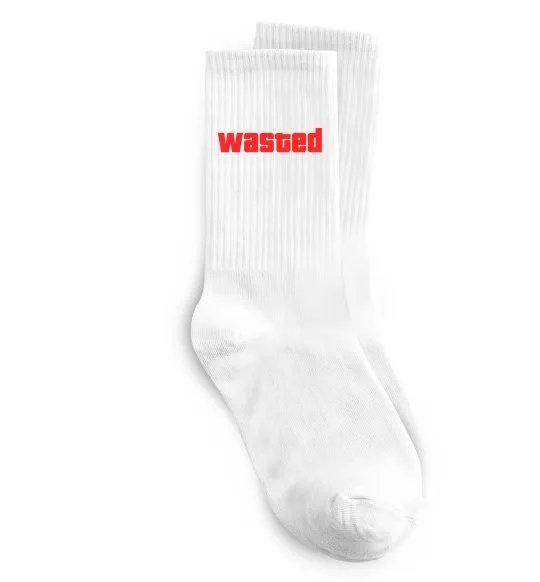 Шкарпетки Wasted Білий фото