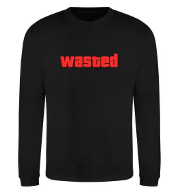 Світшот Wasted Чорний фото