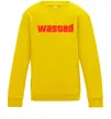 Детский Свитшот Wasted Солнечно желтый фото