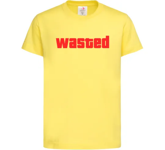 Детская футболка Wasted Лимонный фото