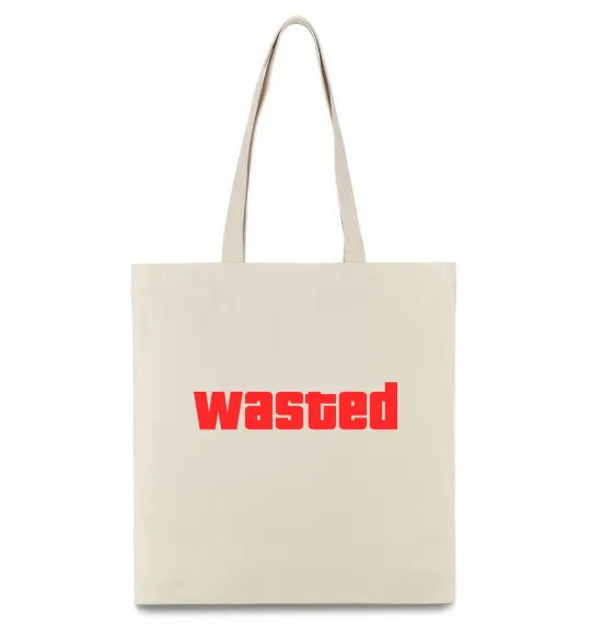Эко-сумка Wasted Бежевый фото