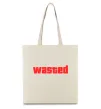 Эко-сумка Wasted Бежевый фото
