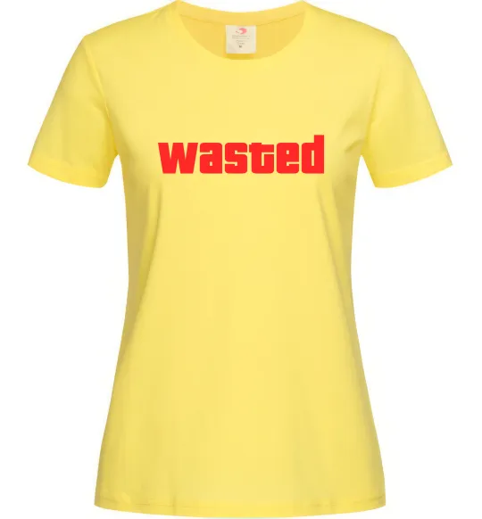 Жіноча футболка Wasted Лимонний фото