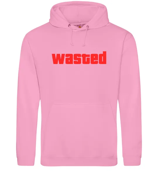 Чоловіча толстовка (худі) Wasted Рожевий фото