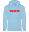 Чоловіча толстовка (худі) Wasted Блакитний фото