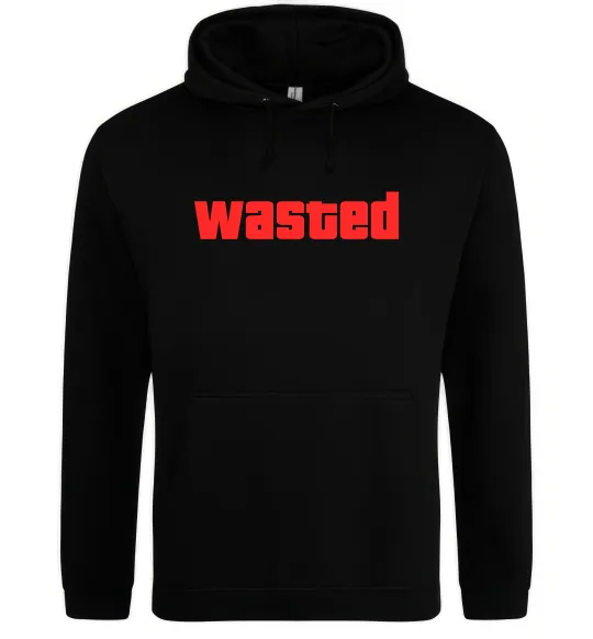 Женская толстовка (худи) Wasted Черный фото