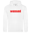 Женская толстовка (худи) Wasted Белый фото