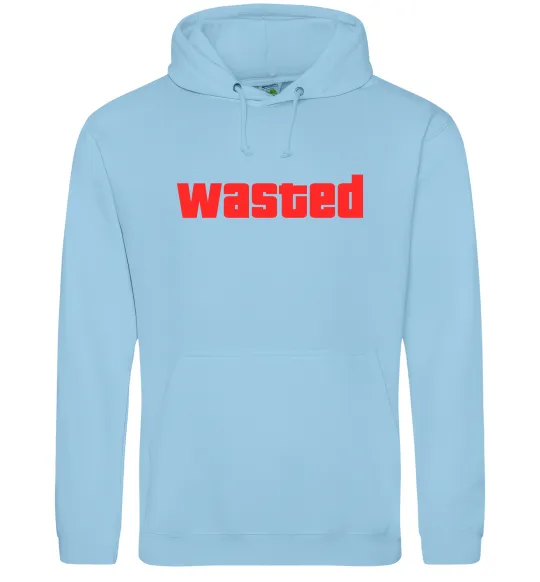 Жіноча толстовка (худі) Wasted Блакитний фото