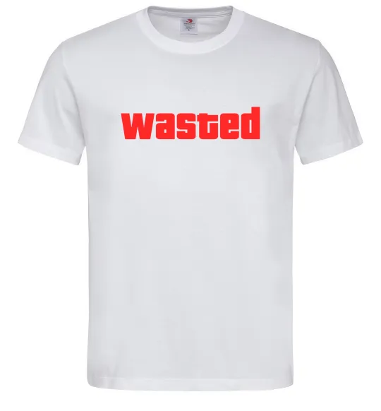 Мужская футболка Wasted Белый фото