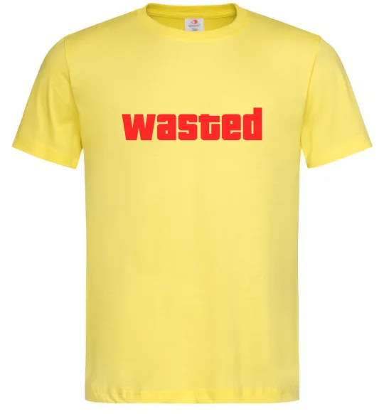 Мужская футболка Wasted Лимонный фото