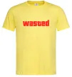 Мужская футболка Wasted Лимонный фото