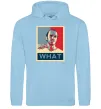 Чоловіча толстовка (худі) GTA 5 What Блакитний фото