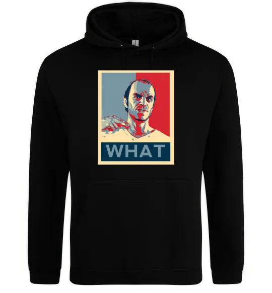 Жіноча толстовка (худі) GTA 5 What Чорний фото