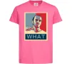 Дитяча футболка GTA 5 What Яскраво-рожевий фото