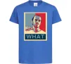 Дитяча футболка GTA 5 What Яскраво-синій фото